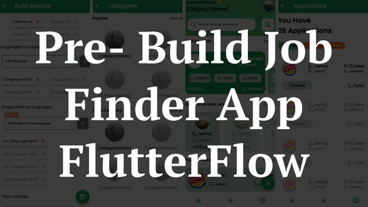 Job Finder App Flutterflow