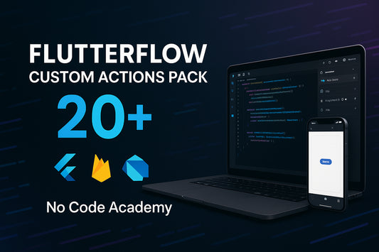 FlutterFlow Ultimate Custom Actions Pack | 20+ Pro Snippets + Step-by-Step Guide